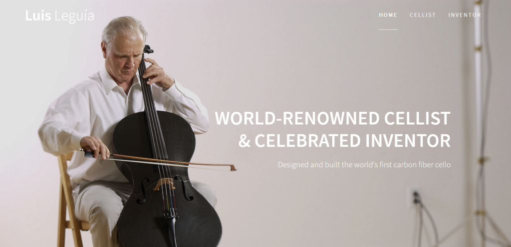 cellistluisleguia.com homepage